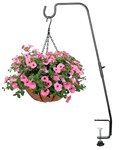 BOLITE Deck Hook, 28Inch Bird Feeder Hanger for Hummingbird Feeders, Planters, Lanterns, Wind Chimes, Holiday Decorations and More, Heavy Duty, Ideal Gifts